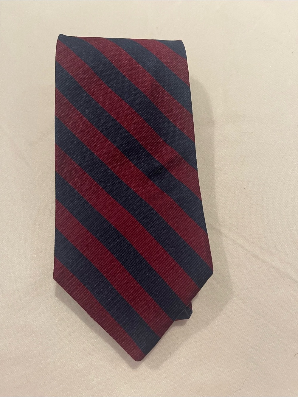 Brooks Brothers Striped Navy and Burgundy Tie